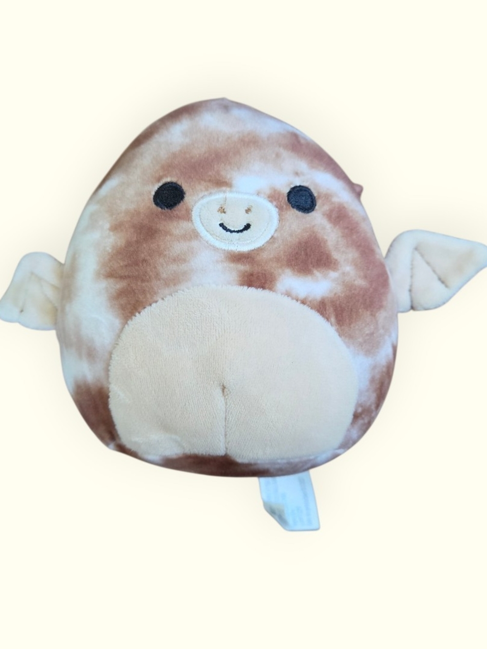 Kellytoy Squishmallows Edmund The Brown Tie-Dye Pterodactyl Dinosaur Plush